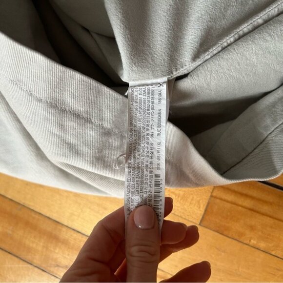 Zara Sz XL Cotton Off Grey Full Zip Thick Jacket - Picture 11 of 11